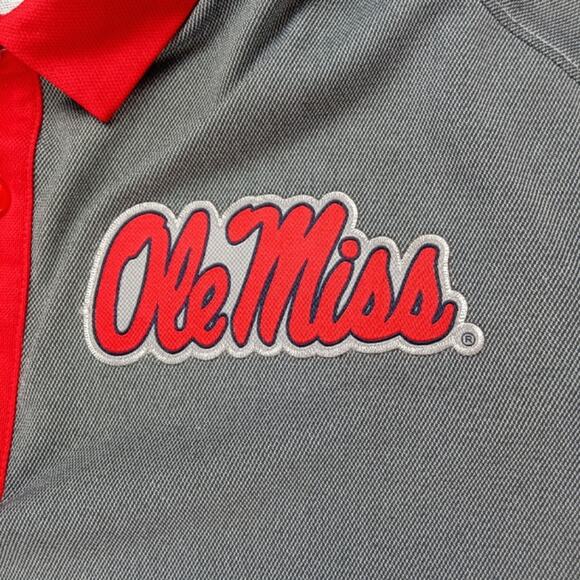 Ole Miss Nike Dri Fit Men's Polo Golf Shirt Medium - Picture 3 of 6